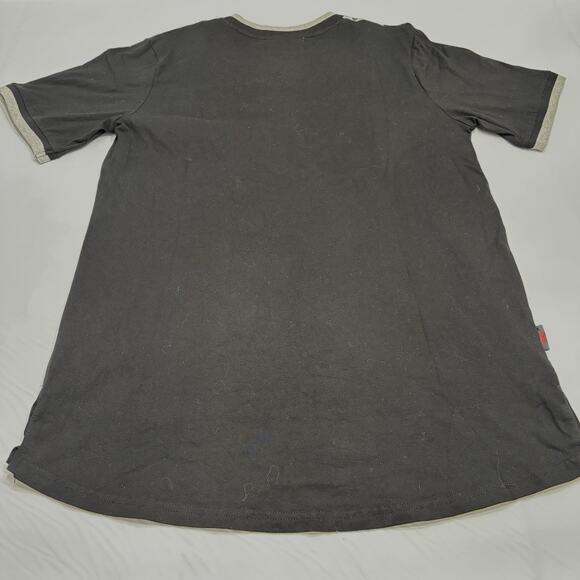 Smith And Graham Mens 2XL Short Sleeve Black/Gray Printed Shirt Hustle Today - Picture 2 of 10